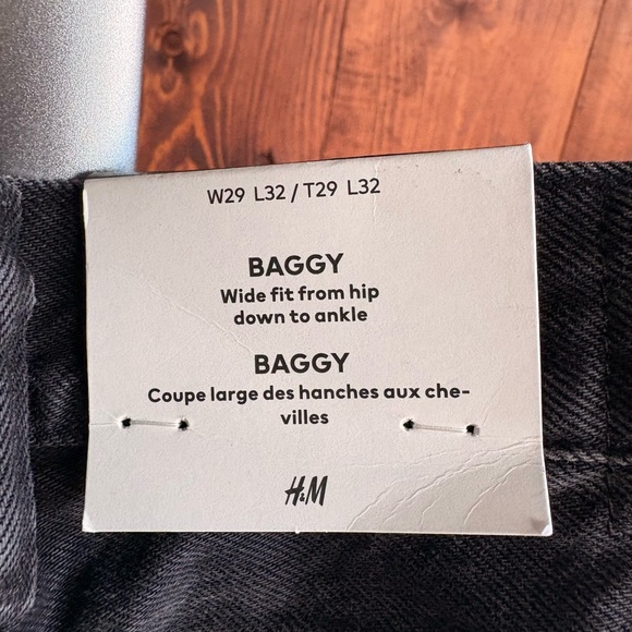 H&M Dark Gray Straight Women’s Jeans - Picture 4 of 5